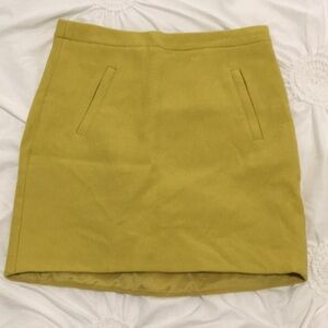 J. Crew Wool Miniskirt